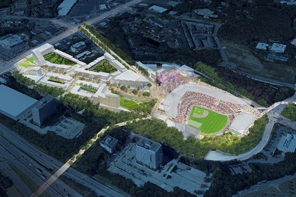 Cobb Co. Stadium Rendering (via Atlanta Braves)