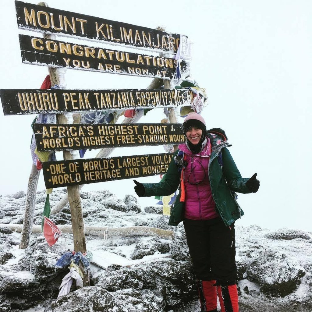 Jessica Wicks Mount Kilimanjaro