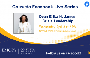 Dean Erika H. James Crisis Management Facebook Live