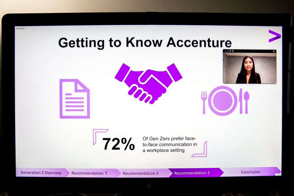 BBA students create strategies to aid Accenture recruiting efforts ...