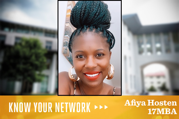 Know Your Network: Afiya Hosten 17MBA
