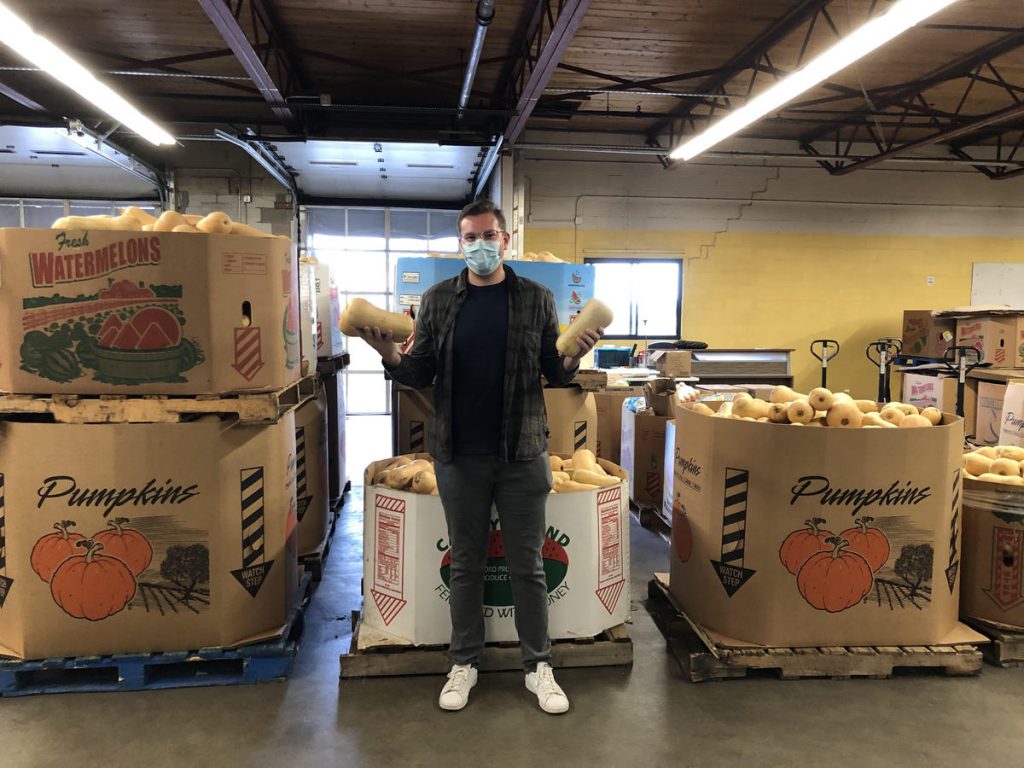 Ben Sigel 20BBA shares the bounty of local farms with those in need through his entrepreneurial venture Central MA Food Rescue.