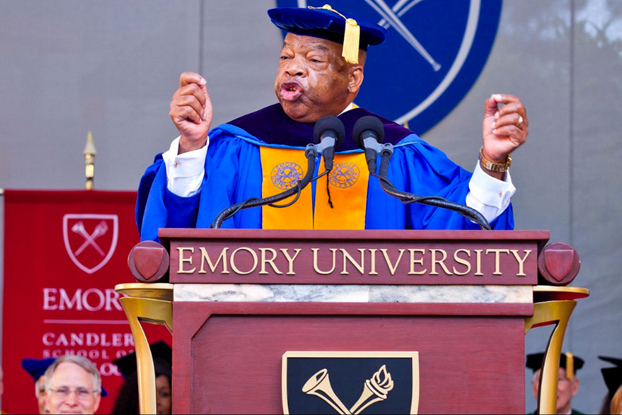 John R. Lewis speaking at Emory University