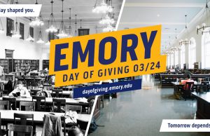 Get Ready! March 24 is Emory Day of Giving 2021