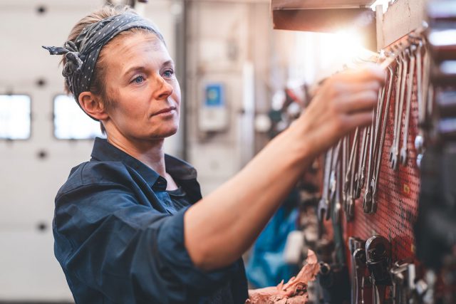 A blue-collar worker