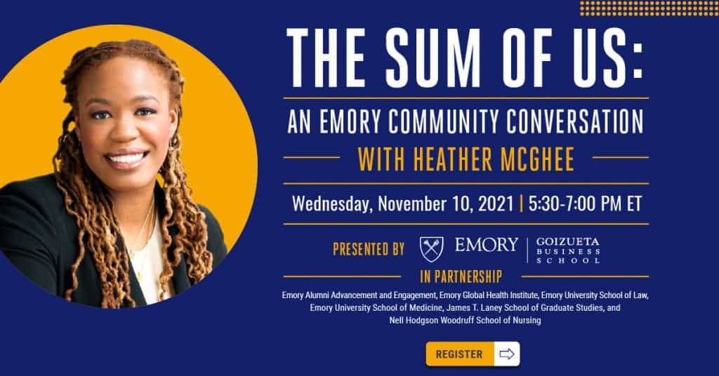 The Sum of Us: An Emory Community Conversation with Heather McGhee