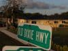 A sign for the Old Dixie Highway in Homestead, Florida, in 2020. Photographer: Joe Raedle/Getty Images North America