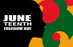 Juneteenth Independence Day. Freedom Day, or Emancipation Day. Annual American holiday, celebrated in June 19.