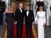 U.S. President Joe Biden and first lady Jill Biden welcome French President Emmanuel Macron and his wife Brigitte Macron to the White House at last month's state dinner. GETTY IMAGES