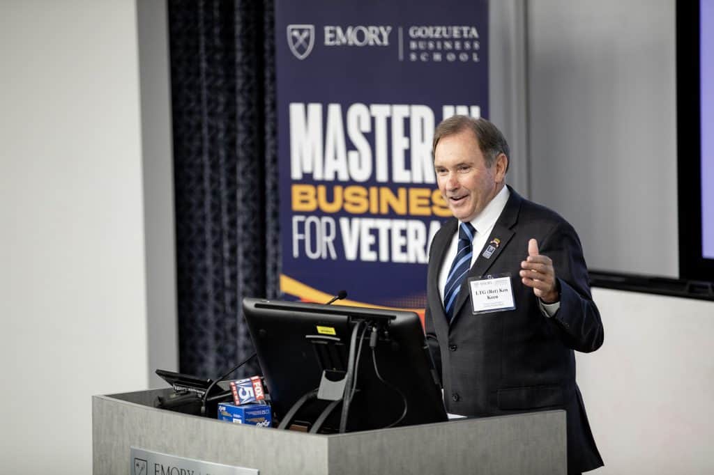 Ken Keen spearheads Master in Business for Veterans program.