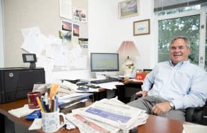 Ray Hill in his office at Goizueta Business School