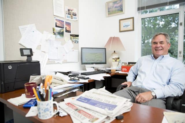 Ray Hill in his office at Goizueta Business School