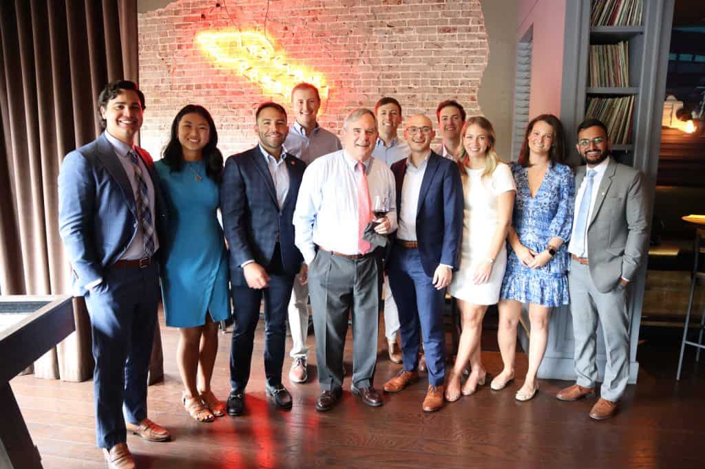 Goizueta's Ray Hill at his retirement party