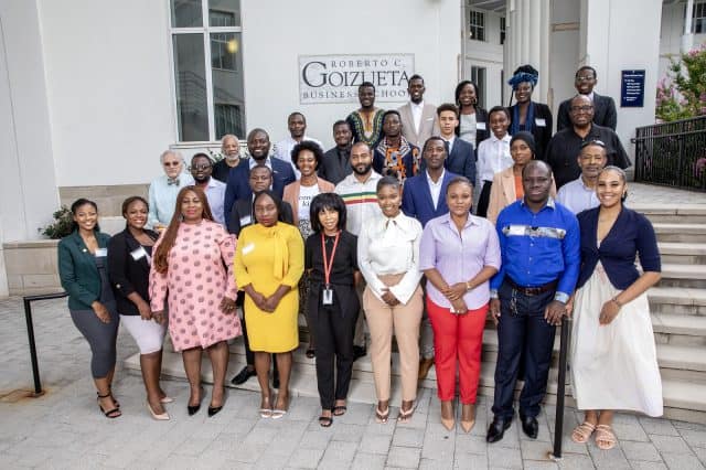 Young African Leaders Initiative's visit to Goizueta Business School in July 2023