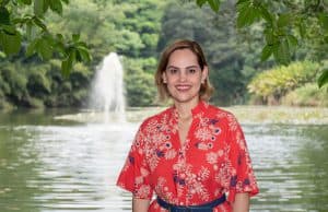 Goizueta EMBA Alumna Claudia Garcia at the Jardín Botánico de Medellín