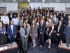 Students in Goizueta's Top-ranked Executive MBA Class of 2025 pose at an onboarding event in August 2023.
