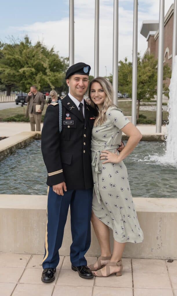 Jonathan Geller and his wife.