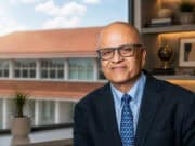 Meet the New Dean: A Conversation with Saby Mitra Dean Saby Mitra sits at a window at Goizueta Business School