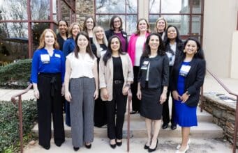 Liz Wolfe Leads Executive Women of Goizueta’s Next Chapter Liz Wolfe 16MBA/MPH (bottom left) poses with members of the 2025-2026 Executive Women of Goizueta Board at the organization's annual conference March 6, 2026.